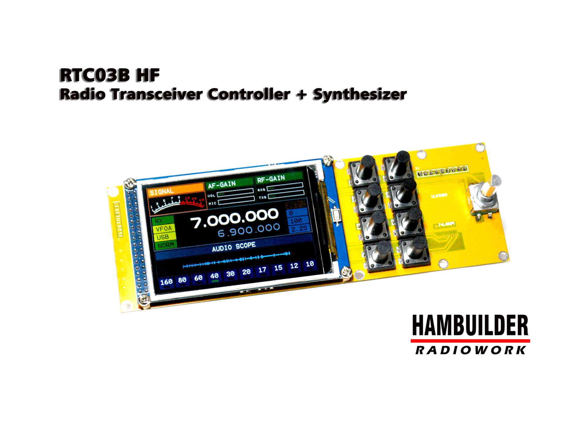 RTC03 HF Radio Transceiver Controller + Synthesizer