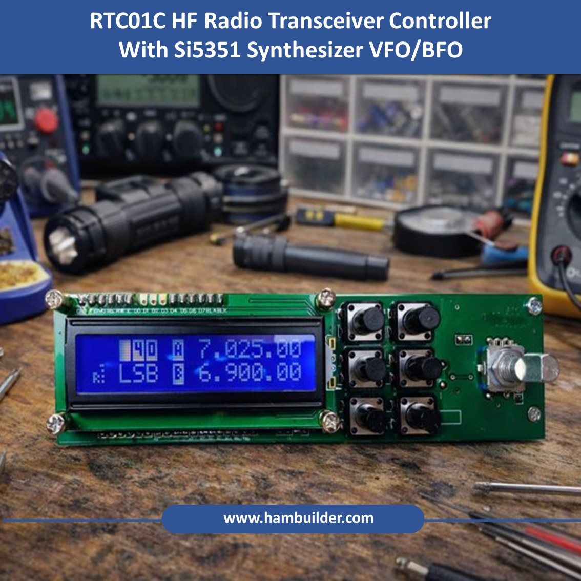 RTC01C Si5351 Transceiver Synthesizer + Controller