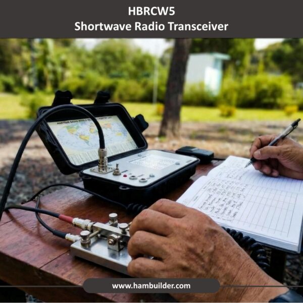 HBRCW5 Shortwave Radio Transceiver with QRP Antenna  (based on Forty-9er)
