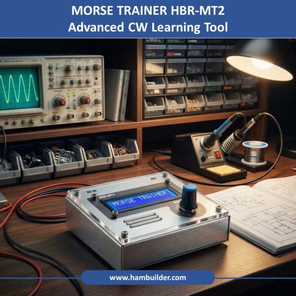 MORSE TRAINER HBR-MT2 – Advanced CW Learning Tool