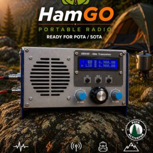 HBR1HF-Portable 40m 25W - HAMGO ready for POTA/SOTA