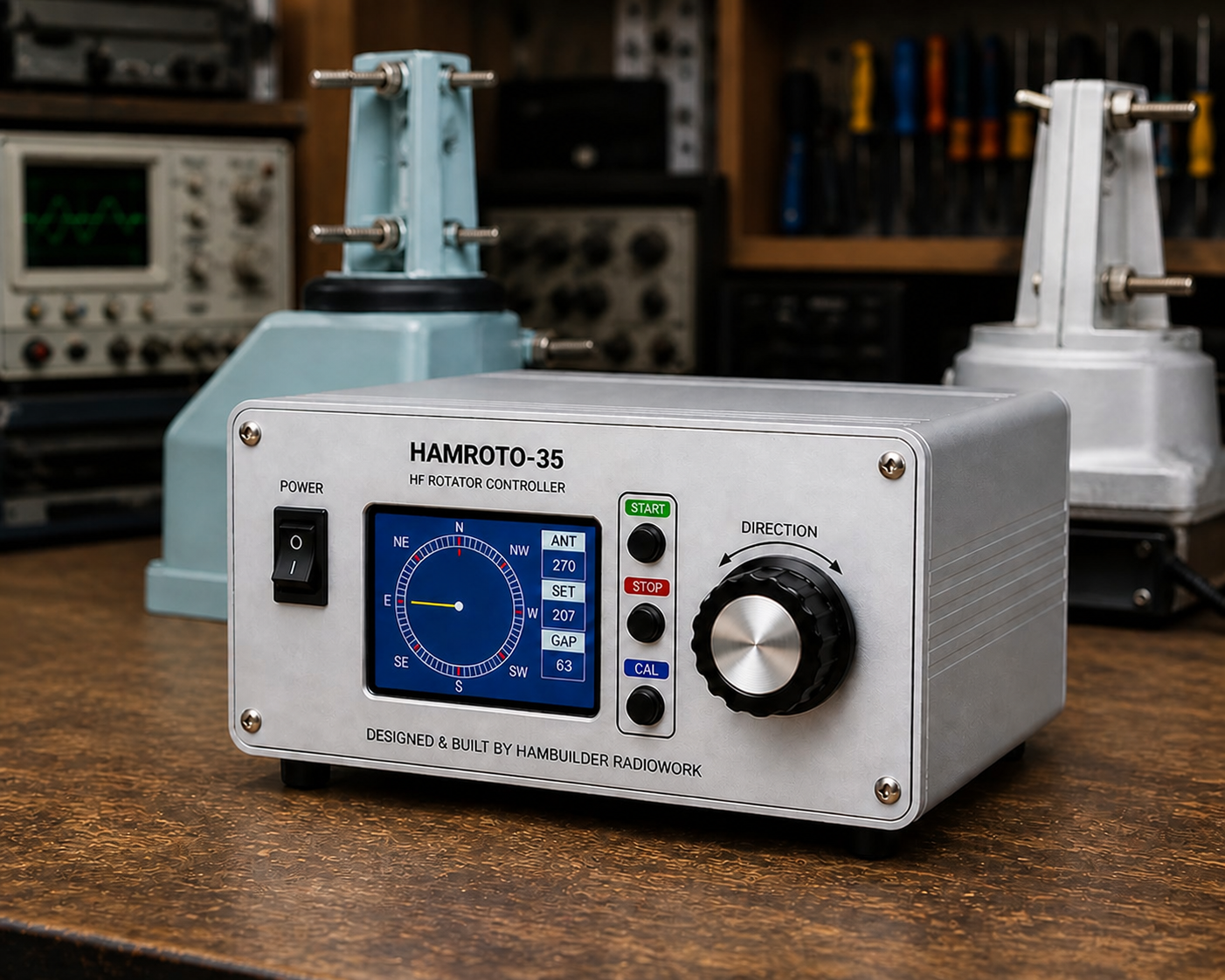 HAMROTO-35 HAMBUILDER ANTENNA ROTATOR RETROFIT