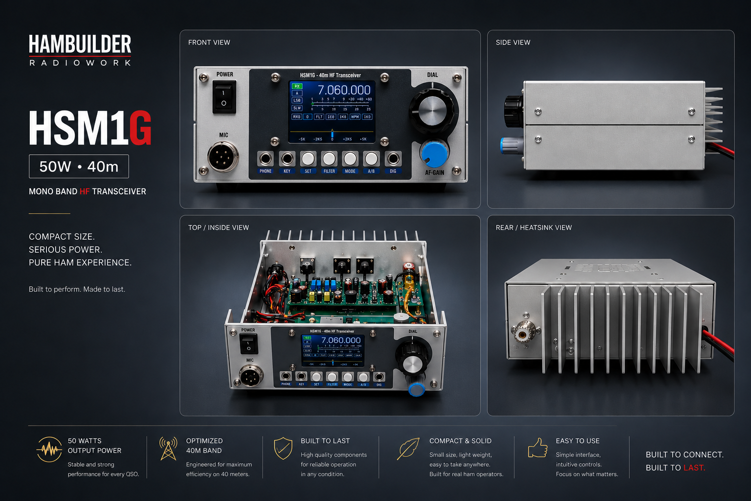 HSM1G - 50W 40m SDR Transceiver - Image 3